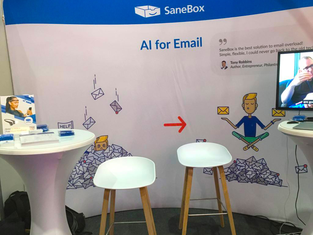 Stand di Sanebox al Cloudfest 2019 | ANSWER